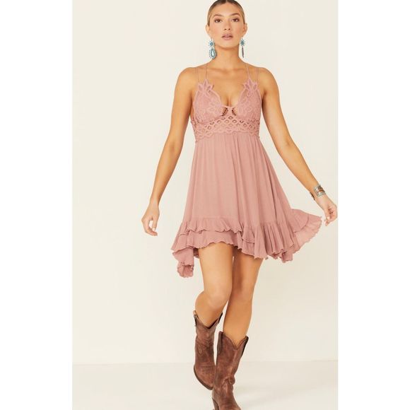 NWT rose Adella slip dress - Picture 2 of 6